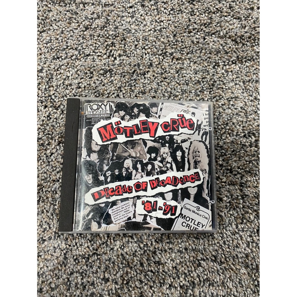 Motley Crue Decade of Decadence 81-91 CD Elektra 9 61204-2 Glam Metal Rock